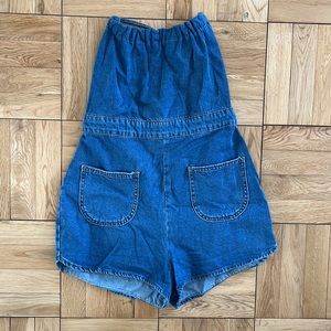 Urban Outfitters Denim Romper